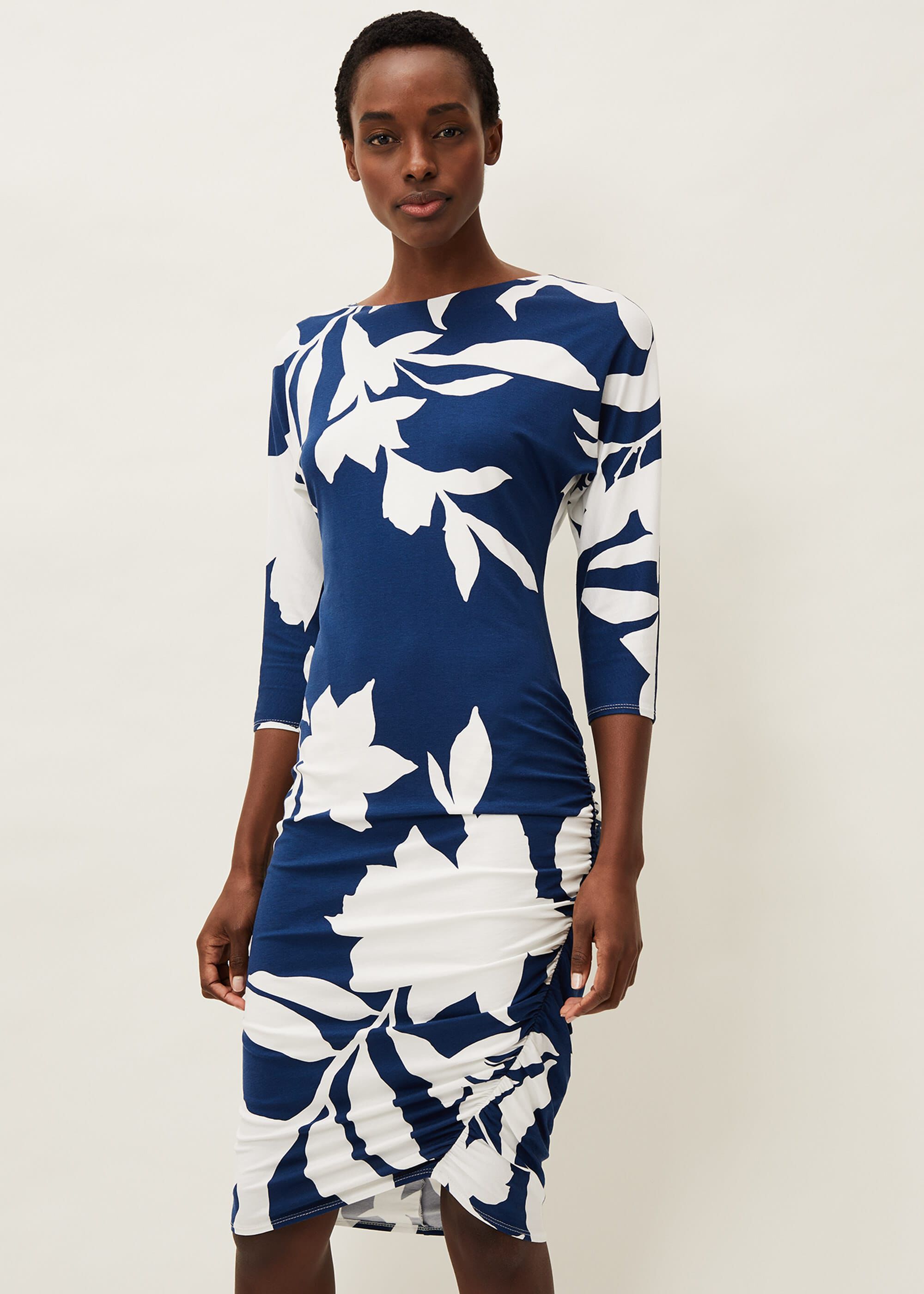 Mel Abstract Print Dress | Phase Eight